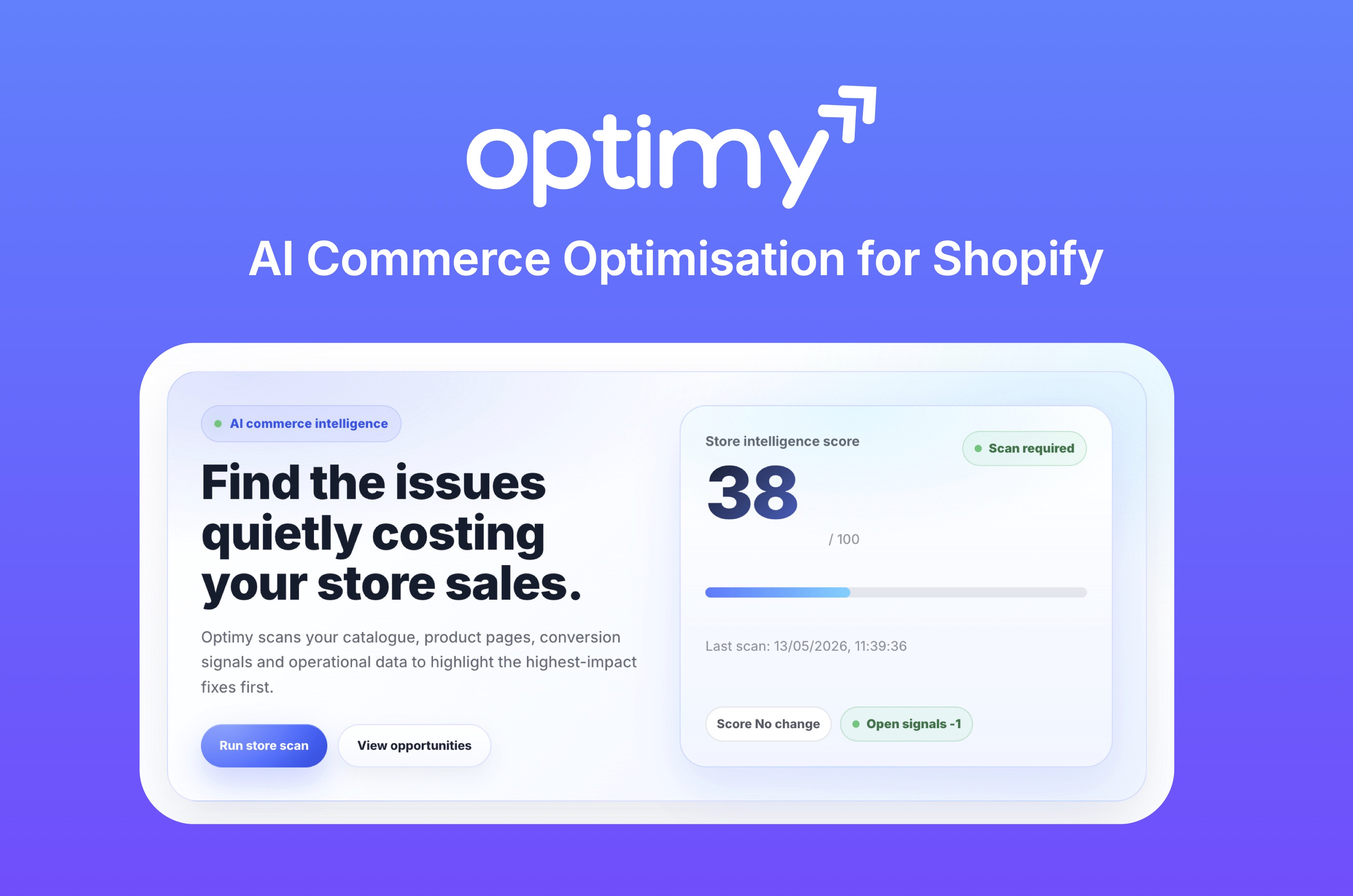 Optimy project screenshot